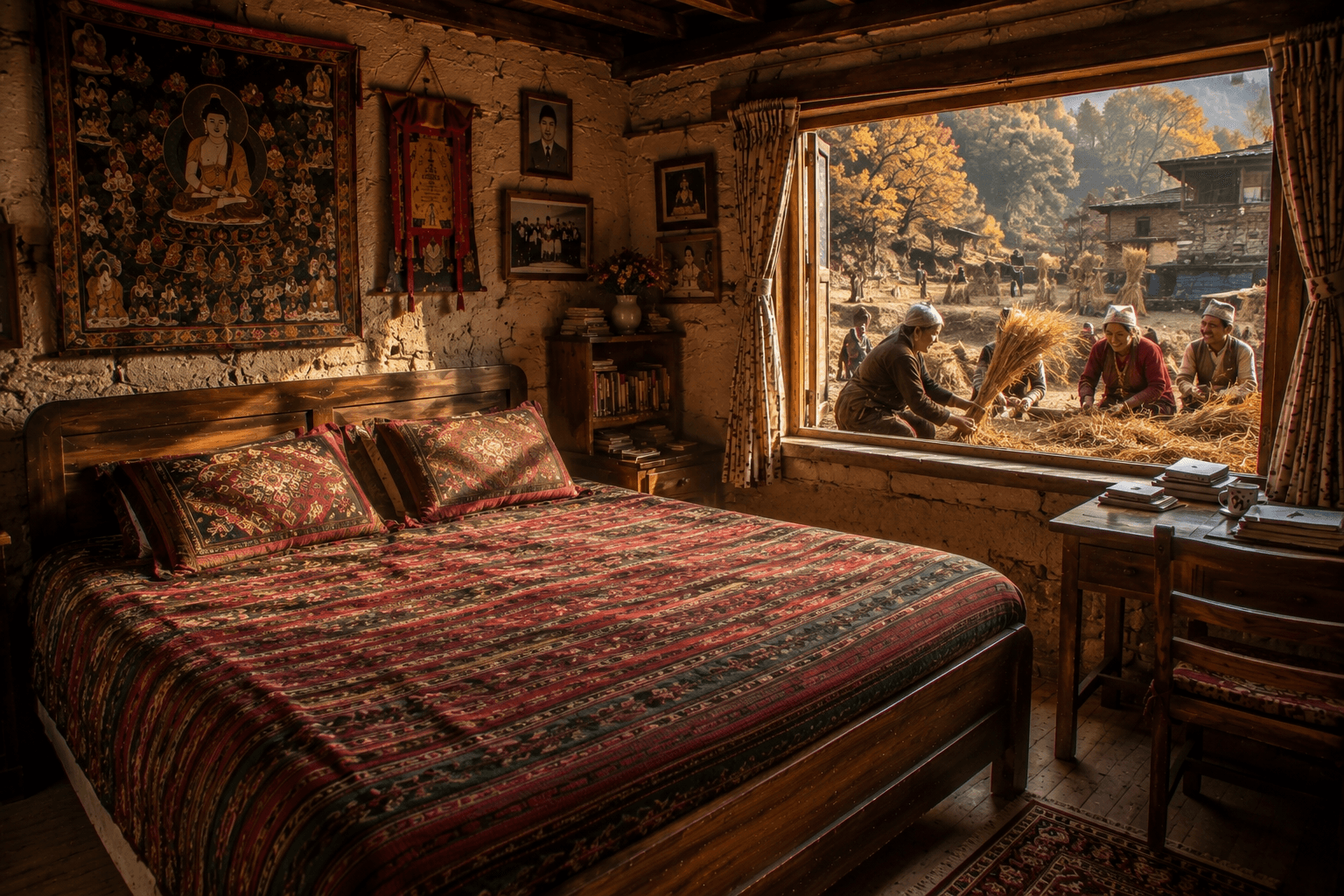 Fireplace Corner Room 1